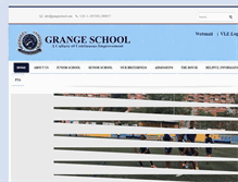 Tablet Screenshot of grangeschool.com